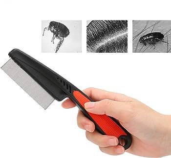 Металлический гребень от вшей очень тонкий, гребень безопасно удаляет вшей из нержавеющей стали, младенцев, детей, взрослых и домашних животных. | MobileTm