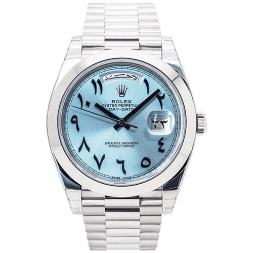 Часы ROLEX Day-date Ice Blue с арабским циферблатом | MobileTm