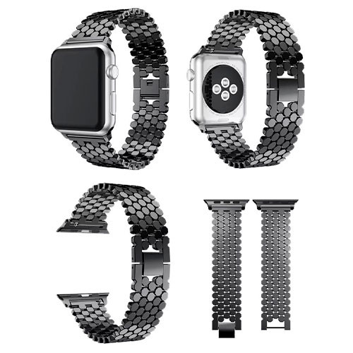 Ремешок из нержавеющей стали для Apple Watch 40 мм, 42 мм, 44 мм, 45 мм | MobileTm