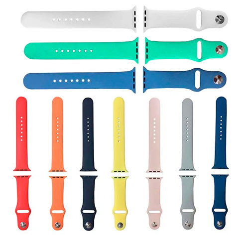Ремешок для Apple Watch 38 мм 44 мм 45 мм 49 мм Силиконовый | MobileTm