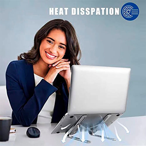 Складной держатель для ноутбука Нескользящая подставка для MacBook Air Pro Регулируемая подставка из алюминиевого сплава | MobileTm