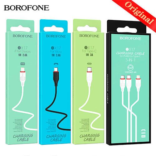 BOROFONE USB-кабель для зарядки мобильного телефона, подходящий для Type-C/Micro/iPhone | MobileTm