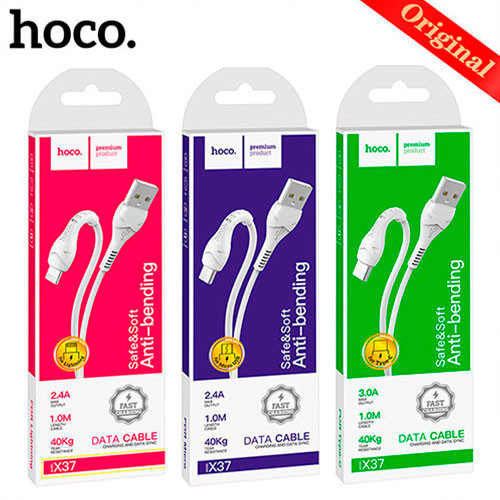 HOCO Кабель передачи данных прочный USB-кабель для зарядки iPhone/Tyepe-C/Micro/ данных мобильного телефона | MobileTm