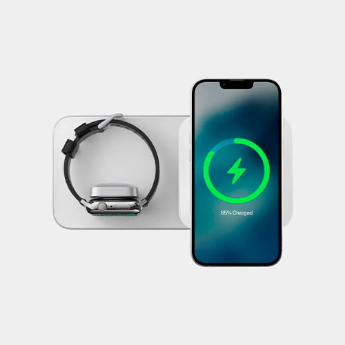 Беспроводное зарядное устройство 2 в 1, док-станция, быстрая зарядка | MobileTm