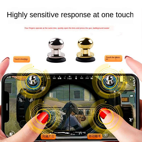 Мини-джойстики с кнопкой огня, металлический триггер, игровой контроллер, геймпад для телефона PUBG | MobileTm