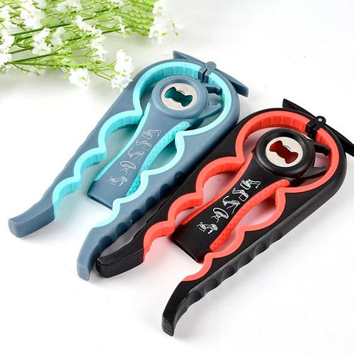 Многофункциональный консервный нож 5 в 1, набор открывалок для бутылок с силиконовой ручкой, простой | MobileTm