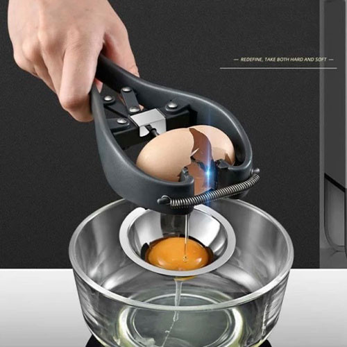 Ручные инструменты для яиц из нержавеющей стали 2 в 1 Ножницы для открывания яиц Взломщик яичной скорлупы | MobileTm