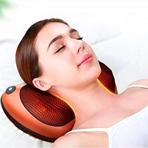 МАССАЖНАЯ ПОДУШКА CAR&HOME LIGHT 8 РОЛИКОВ | MobileTm