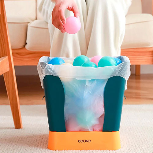 Мусорное ведро Регулируемый размер Пластиковый мусорный контейнер Съемный Портативный Кухня Ванная Офис | MobileTm