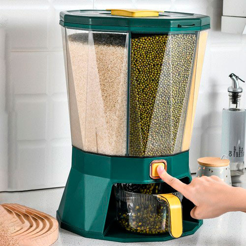 Контейнер для хранения зерна Распределитель зерна Ящик для хранения риса Автоматический бункер | MobileTm