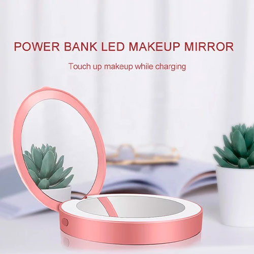 Мини-зеркало для макияжа с функцией Power Bank | MobileTm