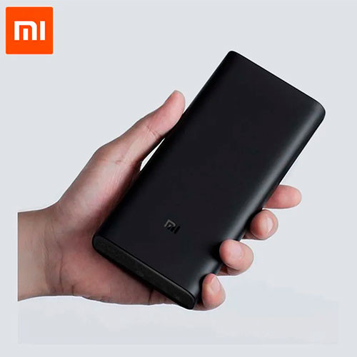 Mi 3 поколения, 50 Вт, версия с флэш-зарядкой, внешний аккумулятор, 20.000 мАч, type-c | MobileTm