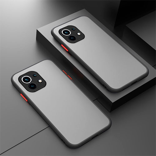 Чехол для Xiaomi Mi11 Lite Противоударная матовая задняя крышка | MobileTm
