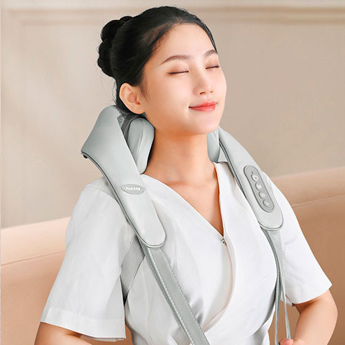 Массажер для шейного отдела позвоночника воздействует на плечи, шею и массажер для шеи, разминающий горячий компресс, многофункциональная | MobileTm