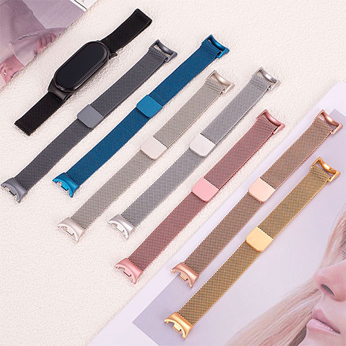 Ремешок для Xiaomi Mi Band 8/9/10Металлический | MobileTm