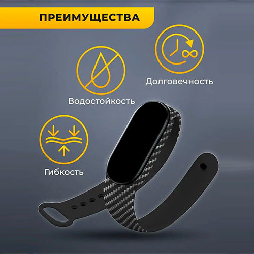 Ремешок для часов Xiaomi Mi Band 3/4 | MobileTm