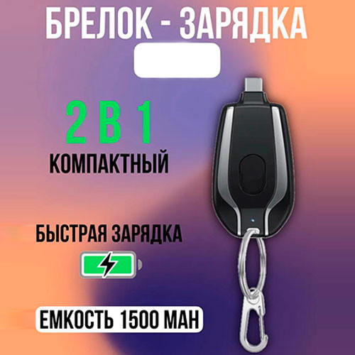 Power Bank Быстрая зарядка Мини 1500mAh | MobileTm