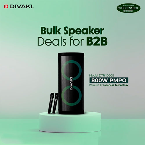 Divaki DT-R800B Speaker 800W (2-Microphone) | MobileTm