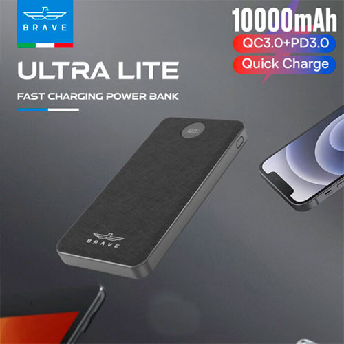 BRAVE BP-21 Ultra Lite Fast Charging, 22.5W (10.000mAh) | MobileTm