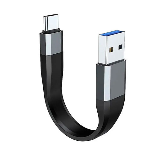 Короткая быстрой зарядкой 60W супер быстрый кабель для передачи данных с двойной головкой Type-c | MobileTm