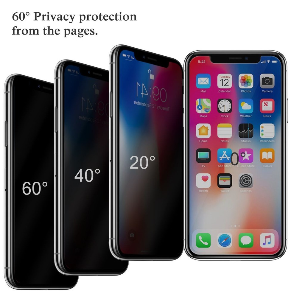 Закаленное стекло для IPhone 7 / 8 / XS XS max /11 Pro  11 Pro max/ 12 mini 12 Pro 12 Pro max защиты глаз | MK00341