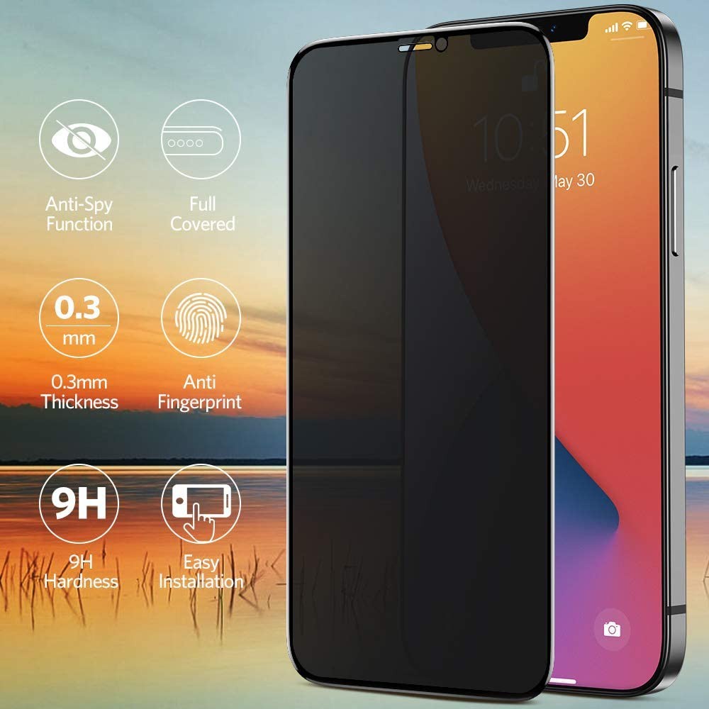 Закаленное стекло для IPhone 7 / 8 / XS XS max /11 Pro  11 Pro max/ 12 mini 12 Pro 12 Pro max защиты глаз | MK00341