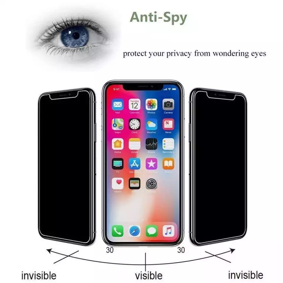 Закаленное стекло для IPhone 7 / 8 / XS XS max /11 Pro  11 Pro max/ 12 mini 12 Pro 12 Pro max защиты глаз | MK00341