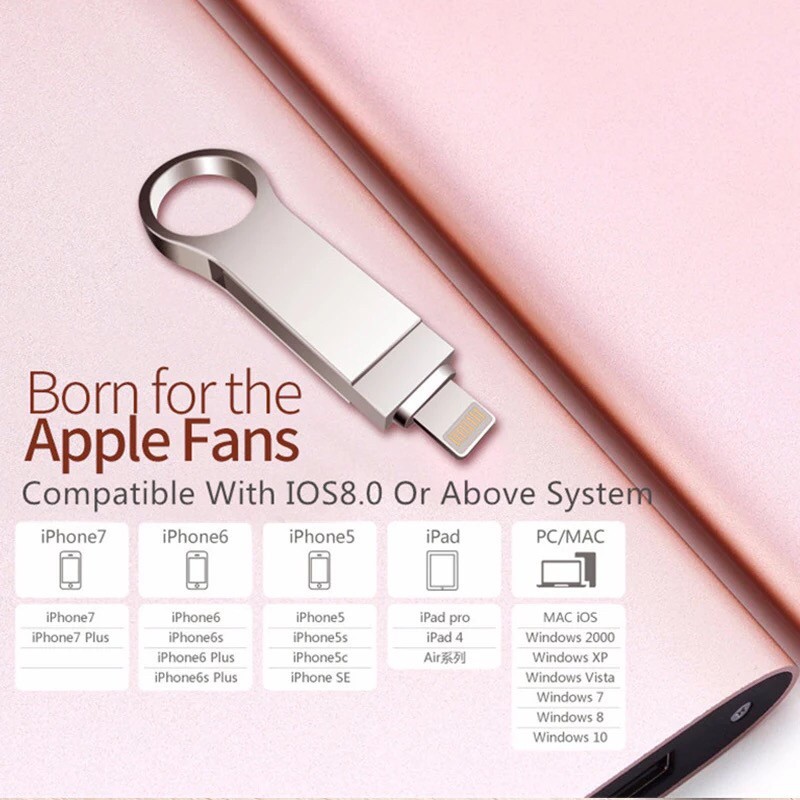 Высокоскоростной USB-накопитель Карта памяти 32 ГБ 2 в 1 для iphone / ipad | MK00463