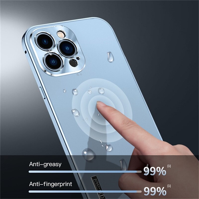 Чехол для iPhone 13 Pro / 13 Pro Max с металлическим каркасом | MK00813