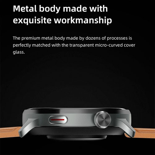 Mibro Lite 2 with 1.3 inch AMOLED display, practicality(color: brown) Original | MK01663