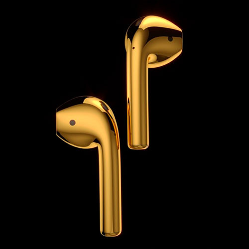 Блютуз наушники AirPods Pro Gold | MK00095