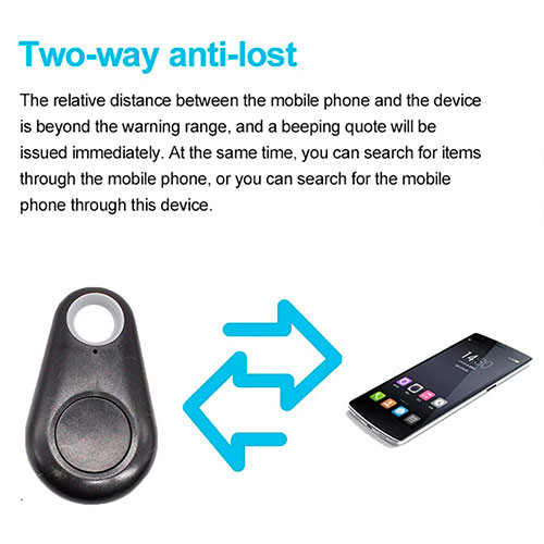Мини-брелок с защитой от потери, смарт-тег, Bluetooth-локатор, двунаправленная сигнализация, трекер, телефон, кошелек для домашних животных, детский брелок | MK01030