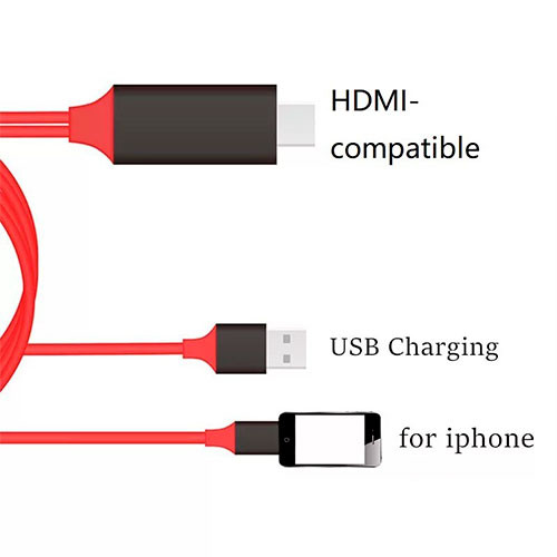 Телефонный кабель iOS 14 HDTV AV Audio Video Adapter Converter для iPhone X XS MAX XR 6 7 8 Plus для iPad Air Pro to TV | MK00225