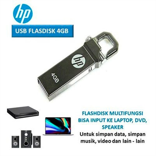 Флешка-накопитель HP 4 GB  v250w USB-накопитель из нержавеющей стали | MK01015