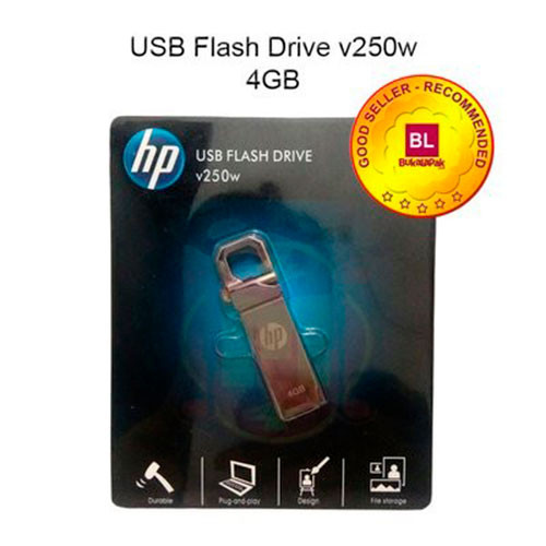 Флешка-накопитель HP 4 GB  v250w USB-накопитель из нержавеющей стали | MK01015