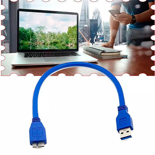 Кабель Micro USB 1,5 м, кабель USB 3.0 Type A Male to Micro B для жесткого диска камеры Samsung Galaxy S5 Note 3 | MK00768