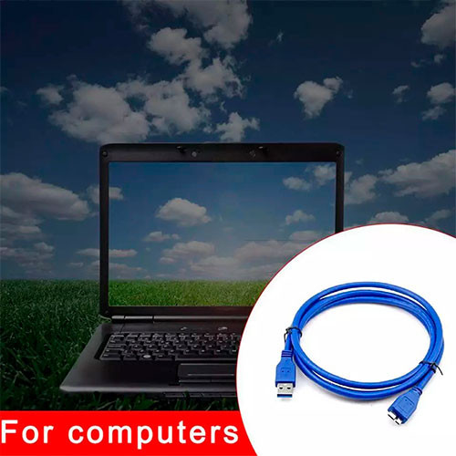 Кабель Micro USB 1,5 м, кабель USB 3.0 Type A Male to Micro B для жесткого диска камеры Samsung Galaxy S5 Note 3 | MK00768
