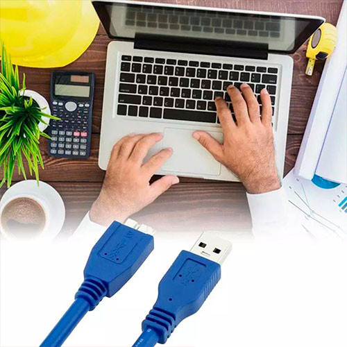 Кабель Micro USB 1,5 м, кабель USB 3.0 Type A Male to Micro B для жесткого диска камеры Samsung Galaxy S5 Note 3 | MK00768