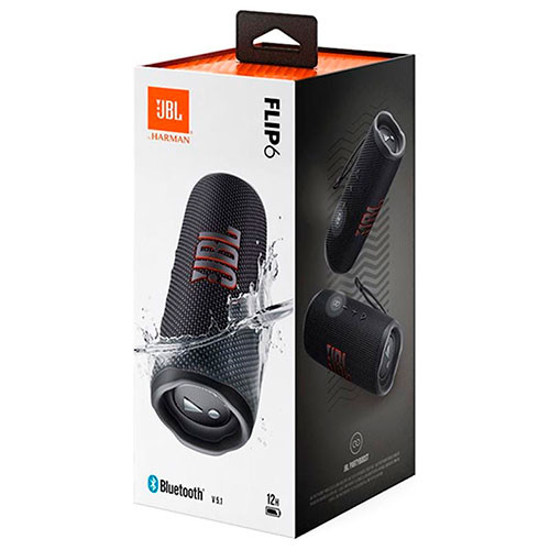 БЕСПРОВОДНАЯ КОЛОНКА JBL FLIP 6 — 20 Вт 1:1 | MK00764