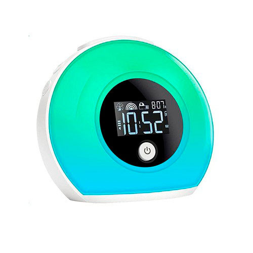 Ночник, будильник, Bluetooth, динамик, 5 цветов, | MK00627