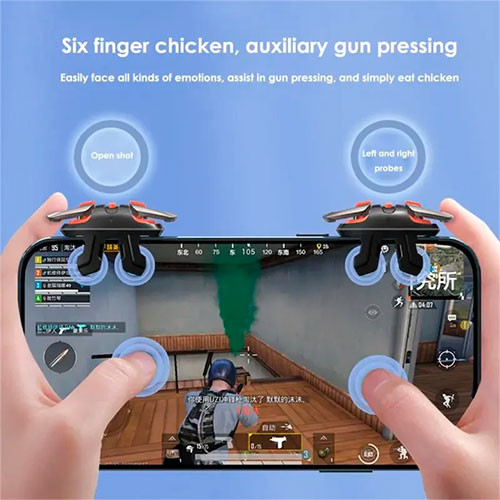 Мобильный игровой контроллер для PUBG Mobile L1R1, Импульсные триггеры для игр | MK01217