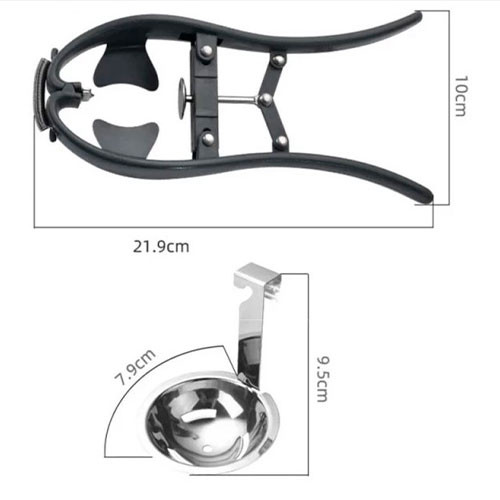 Ручные инструменты для яиц из нержавеющей стали 2 в 1 Ножницы для открывания яиц Взломщик яичной скорлупы | MK00683