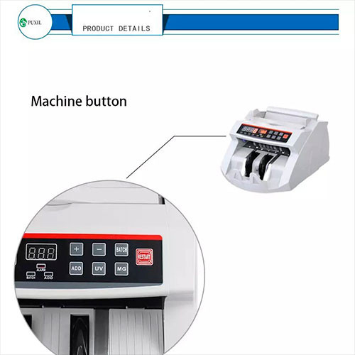 Автоматический счетчик денег Мультивалютный счетчик денег UV/MG Счетчик банкнот для евро Доллар США Авторские деньги | MK00762