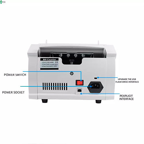 Автоматический счетчик денег Мультивалютный счетчик денег UV/MG Счетчик банкнот для евро Доллар США Авторские деньги | MK00762
