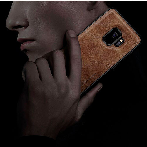 Чехол для Samsung S9 / S9 Plus Кожаный | MK00980