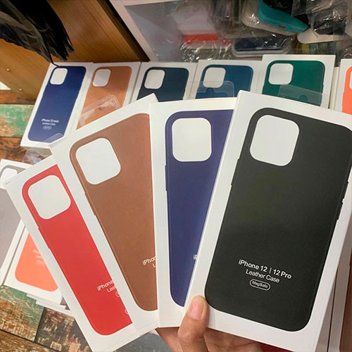 Чехол для iPhone 12 mini / 12 Pro / 12 pro Max Кожаный | MK00340
