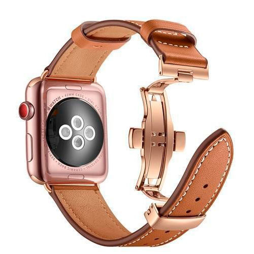Ремешок для Apple Watch 38 мм 42 мм 40 мм 44 мм 45mm 49mm из натуральной кожи | MK00321