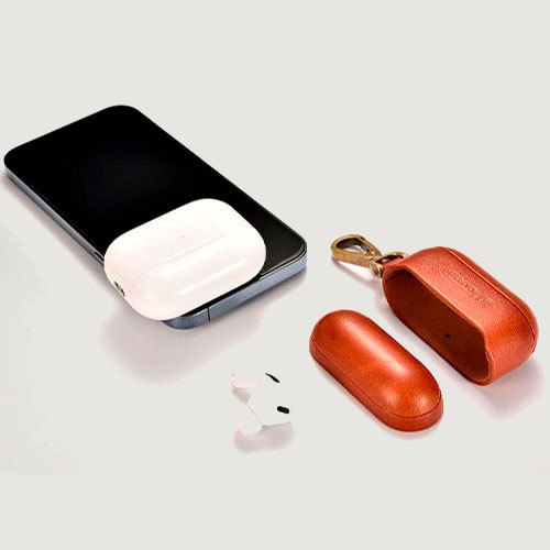 Чехла для Airpods pro / Airpods pro 2 восковая кожа | MK01222