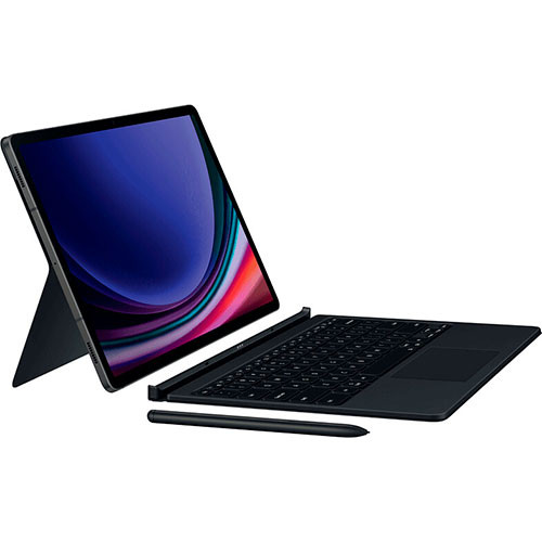 Чехол-клавиатура для Samsung Galaxy Tab S9+ Book Cover Black | MK03047