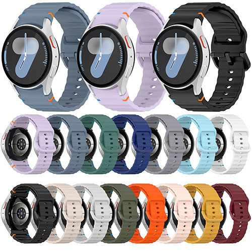 Ремешок для Samsung Galaxy Watch 7 FE /6/5/4 силиконовым 20mm | MK03050